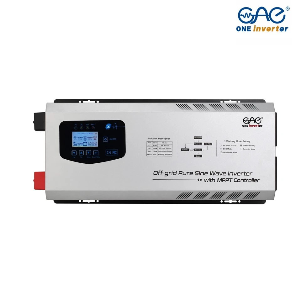 Pure Sine Wave Inverter With MPPT Solar Charger Controller